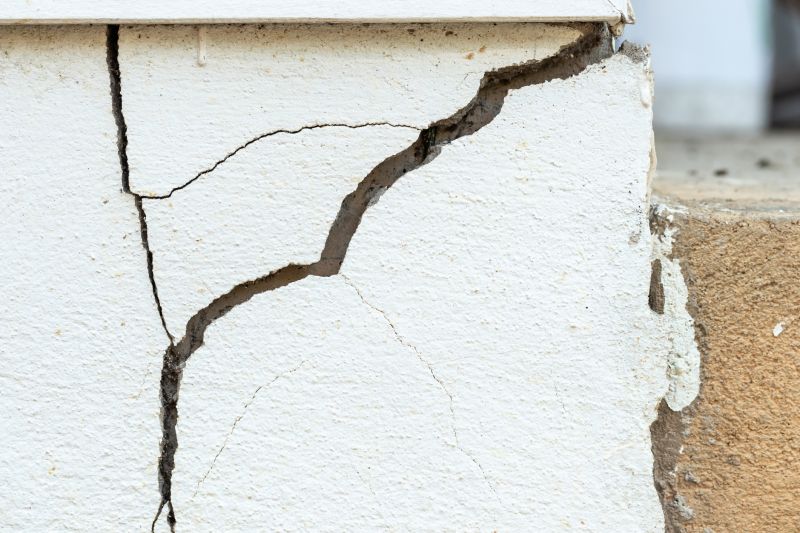 Repaired Foundation Cracks